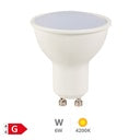 Bombilla LED dicroica 6W GU10 4200K - Libertina REF: 200621051