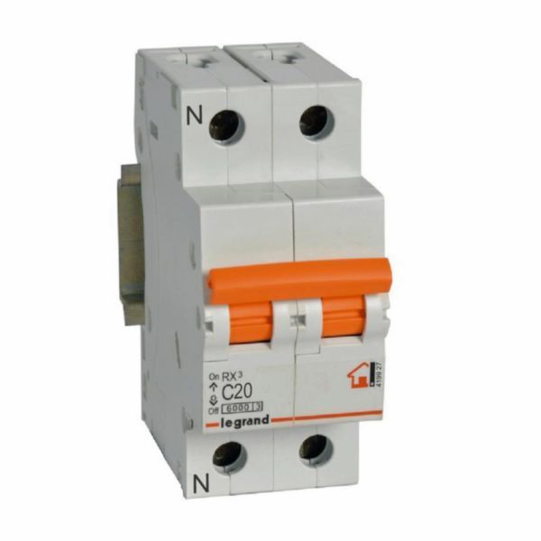 Magnetotérmico RX³ 1P+N 230V~ 20A curva C 419927