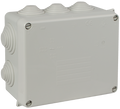 Caja estanca de conexión 160 x 135 x 70 mm con conos. Color gris. 717 Solera REF 717