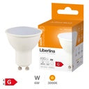 Bombilla LED dicroica 6W GU10 3000K - Libertina REF: 200621050