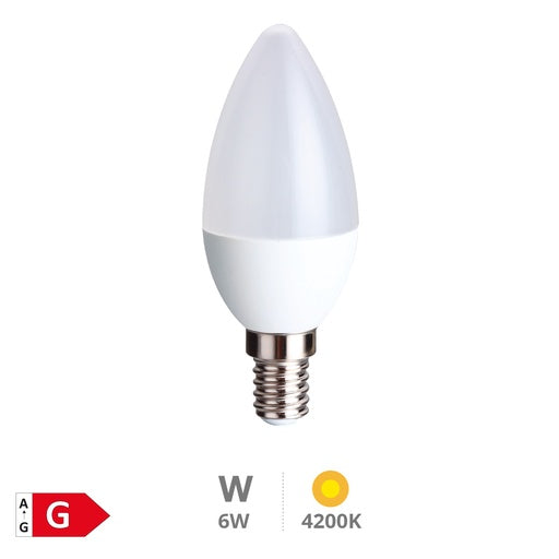 Bombilla LED vela 6W E14 4200K - Libertina REF: 200695048